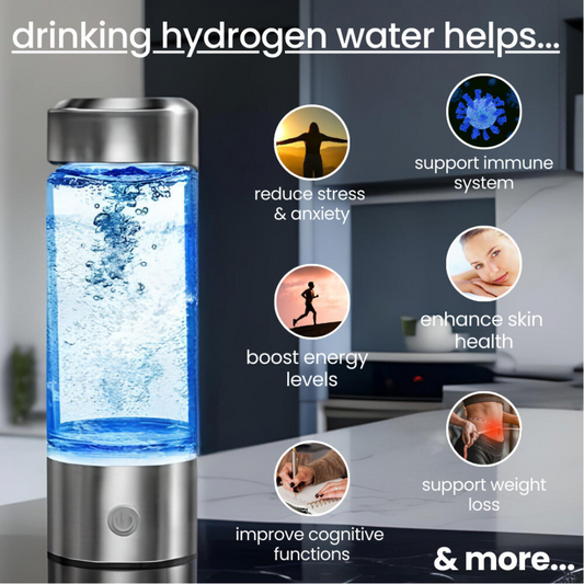 AquaHydrate™ Hydrogen Water Bottle