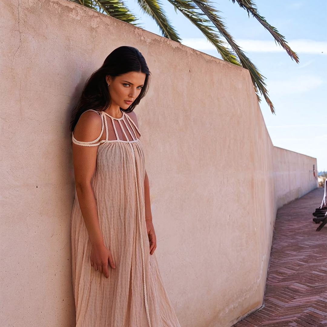 Backless Goddess Maxi Dress