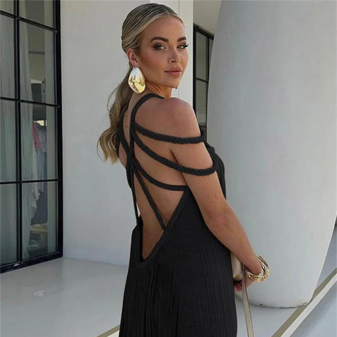 Backless Goddess Maxi Dress