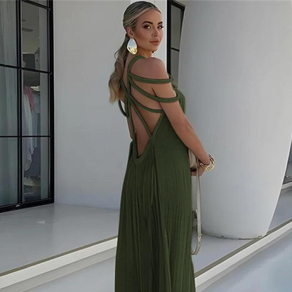 Backless Goddess Maxi Dress