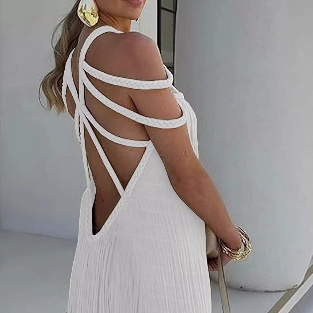 Backless Goddess Maxi Dress