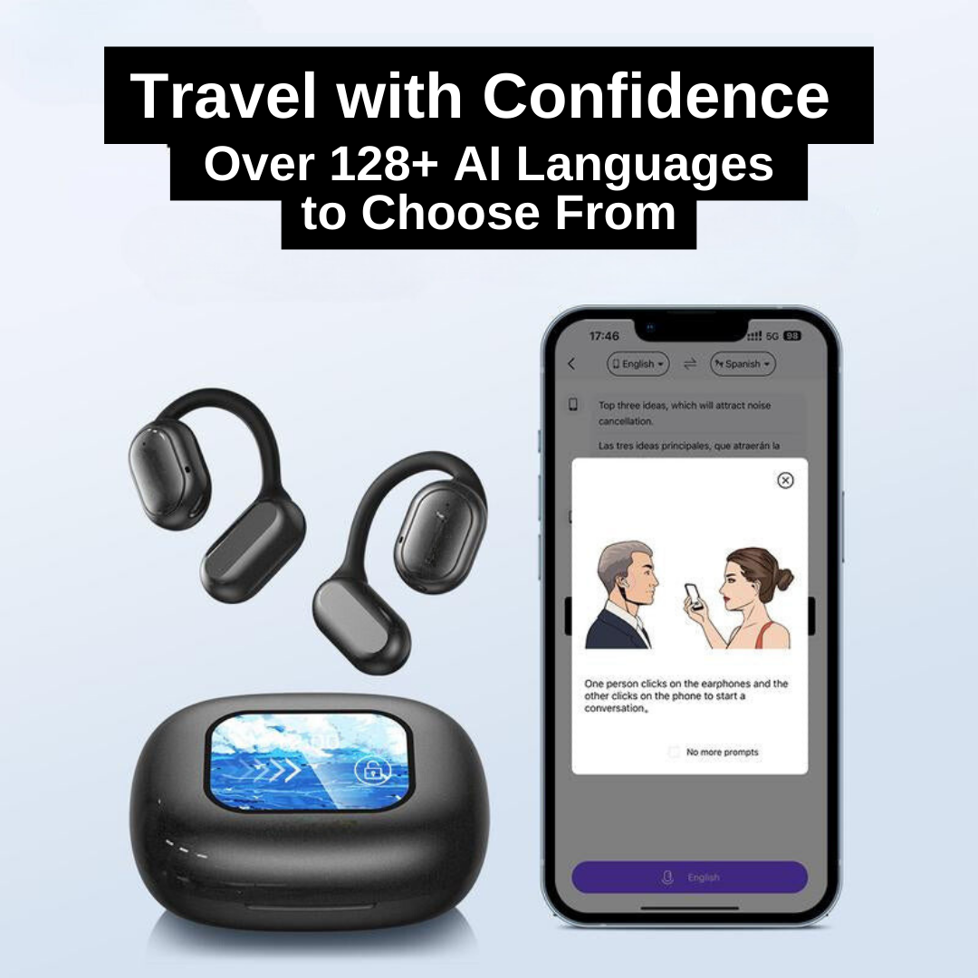 GlobalTalk™ Multi-Language Translator Earbuds